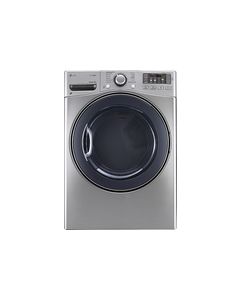 LG - TrueSteam 7.4 Cu. Ft. 12-Cycle Electric Dryer with Steam - Graphite Steel