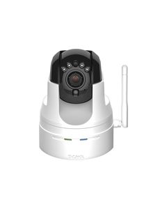 D-Link - High-Definition Pan and Tilt Wi-Fi Video Security Camera - White