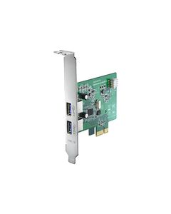 Insignia™ - 2-Port USB 3.0 PCI Express Interface Card - Silver