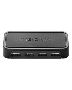 Insignia™ - 4-Port USB 2.0 Hub - Black