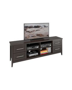 CorLiving - TV Stand for Most Flat-Panel TVs Up to 80" - Espresso