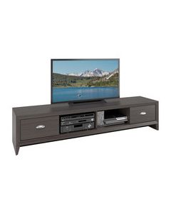 CorLiving - TV Stand for Most Flat-Panel TVs Up to 80" - Brown