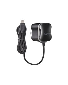 Insignia™ - Apple MFi Certified Lightning Wall Charger for Select Apple® Devices - Black