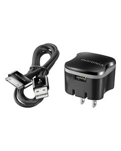 Insignia™ - 30-Pin Wall Charger for Select Apple® Devices