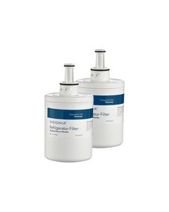 Insignia™ - Water Filters for Select Samsung Refrigerators (2-Pack) - White