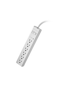 Insignia™ - 6-Outlet Surge Protector - White