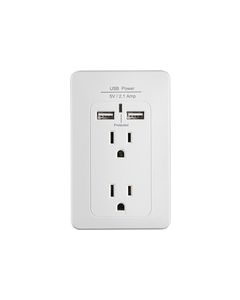 Insignia™ - 2-Outlet Surge Protector