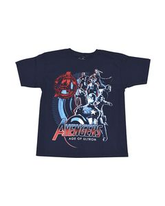 Marvel - Avengers: Age of Ultron Group Shot Children's T-Shirt (Small/Medium) - Dark Blue704386707132