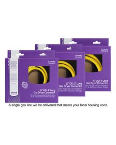 Smart Choice - Dryer Gas Line Required for Hook-Up - Yellow