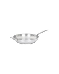 Cuisinart - Chef's Classic Stainless 12" Open Skillet with Helper Handle - Silver