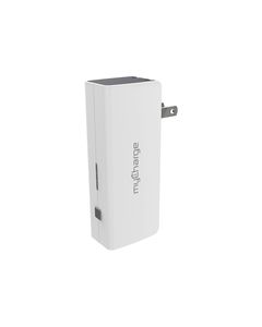 myCharge - AMP PRONG Portable Power Bank - White