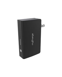 myCharge - AMP PRONG+ Portable Power Bank - Black