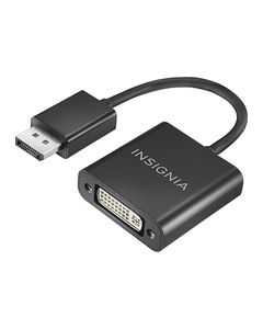 Insignia™ - DisplayPort-to-DVI-D Adapter - Black