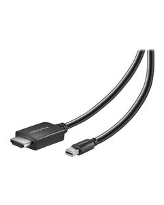 Insignia™ - 6' Mini DisplayPort-to-HDMI Cable - Black