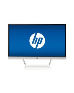 HP - 21.5" IPS LED HD Monitor - Snow White/Natural Silver