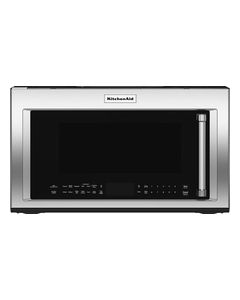 KitchenAid - 1.9 Cu. Ft. Convection Over-the-Range Microwave with Sensor Cooking - Stainless Steel