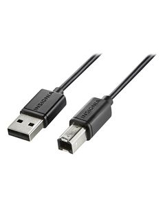 Insignia™ - 6' USB 2.0 A-Male-to-B-Male Cable - Black