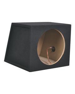 Metra - 10" Single Sealed Subwoofer Enclosure - Charcoal