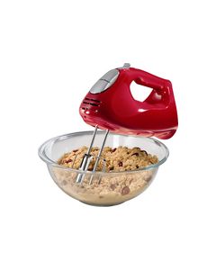 Hamilton Beach - 6-Speed Hand Mixer - Red