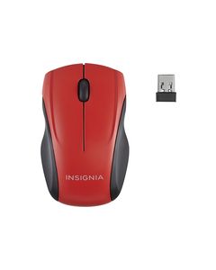 Insignia™ - Wireless Optical Mouse - Red