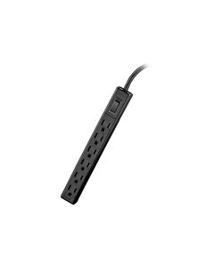 Insignia™ - 6-Outlet Power Strip - Black