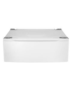 Samsung - Washer/Dryer Laundry Pedestal with Storage Drawer - White