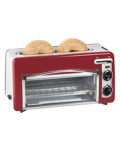 Hamilton Beach - ensemble Toastation 2-Slice Toaster Oven - Red