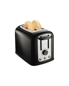 Hamilton Beach - SmartToast 2-Slice Wide-Slot Toaster - Black