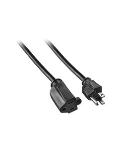 Insignia™ - 6' Extension Power Cord - Black