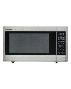 Sharp - 2.2 Cu. Ft. Full-Size Microwave - Stainless