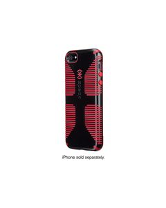 Speck - Candyshell Grip Case for Apple® iPhone® 5 and 5s - Black/Red