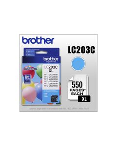 Brother - LC203C XL High-Yield Ink Cartridge - Cyan