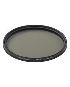 Platinum - 77mm Circular Polarizer Lens Filter - Clear