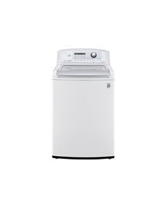 LG - 4.9 Cu. Ft. 8-Cycle High-Efficiency Top-Loading Washer - White