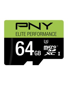 PNY - 64GB microSDHC Class 10 UHS-I Memory Card - Multi