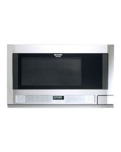 Sharp - 1.5 Cu. Ft. Over-the-Counter Microwave with Sensor Cooking - Stainless Steel