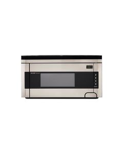 Sharp - 1.5 Cu. Ft. Over-the-Range Microwave with Sensor Cooking - Stainless Steel