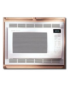 Sharp - 1.5 Cu. Ft. Mid-Size Convection Microwave - White