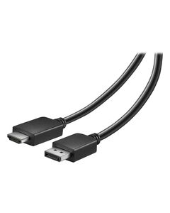 Insignia™ - 6' DisplayPort-to-HDMI Cable - Black