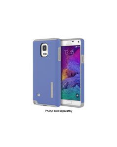 Incipio - DualPro Case for Samsung Galaxy Note 4 Cell Phones - Periwinkle/Smoke