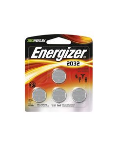 Energizer - 2032 Batteries (4-Pack) - Silver