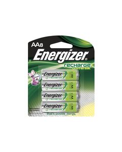 Energizer - Rechargeable AA Batteries (8-Pack) - Silver