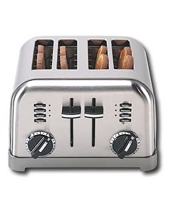 Cuisinart - 4-Slice Toaster - Brushed Chrome