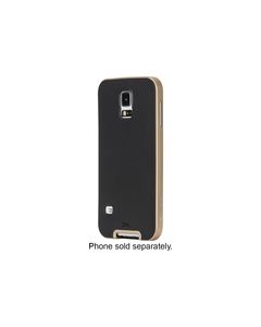 Case-Mate - Slim Tough Bumper Case for Samsung Galaxy S 5 Cell Phones - Gold/Black