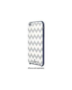 kate spade new york - Hard Shell Case for Apple® iPhone® 6 Plus and 6s Plus - Chevron Glitter Silver/Navy