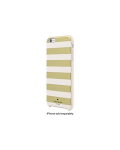 kate spade new york - Hybrid Hard Shell Case for Apple® iPhone® 6 Plus and 6s Plus - Candy Stripe Gold/Cream