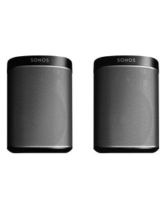 SONOS - PLAY:1 2-Room Wireless Speaker Starter Set (Pair) - Black