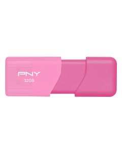 PNY - Attaché 3 32GB USB 2.0 Type A Flash Drive - Pink