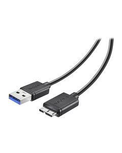 Insignia™ - 4' Micro USB 3.0 Charge-and-Sync Cable - Black