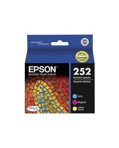 Epson - 252 3-Pack Ink Cartridges - Cyan/Magenta/Yellow